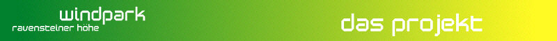 Windpark Ravensteiner Hoehe - Das Projekt